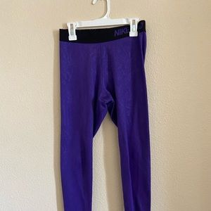 Nike Pro S Purple Leggings